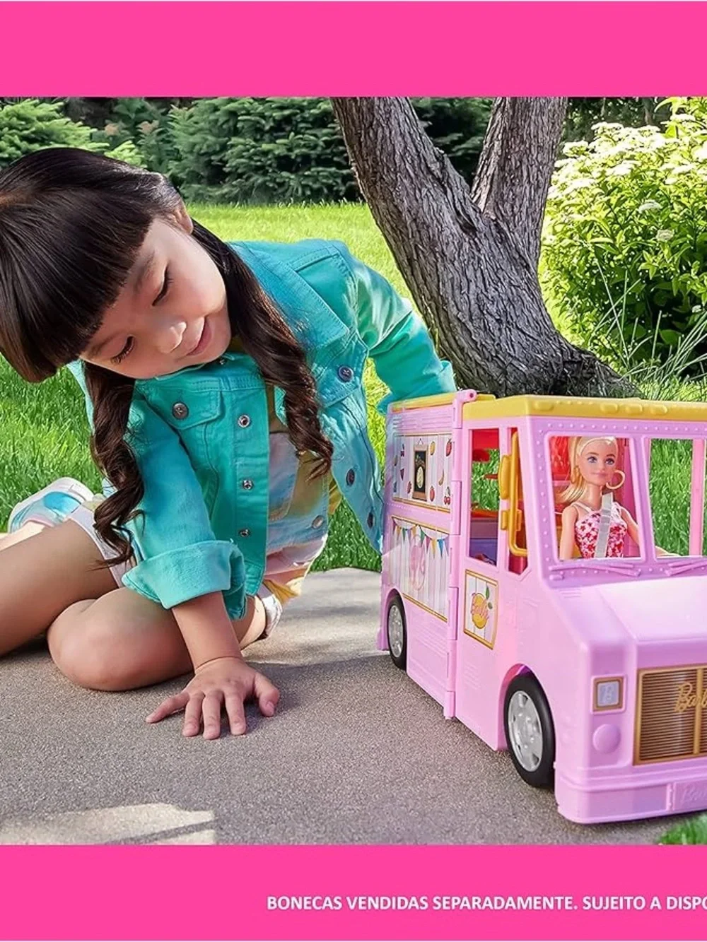 🩷Barbie Pink lemonade   Truck Playset with Accessories🩷 🆕